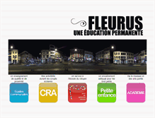 Tablet Screenshot of fleurus-education.be